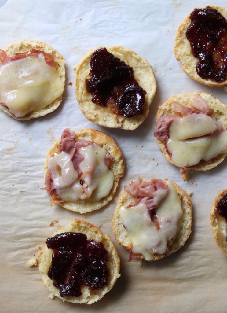 Fig and PIg Biscuits: Prosciutto, cheddar and fig jam made these delectable breakfast sandwiches a meal to remember.