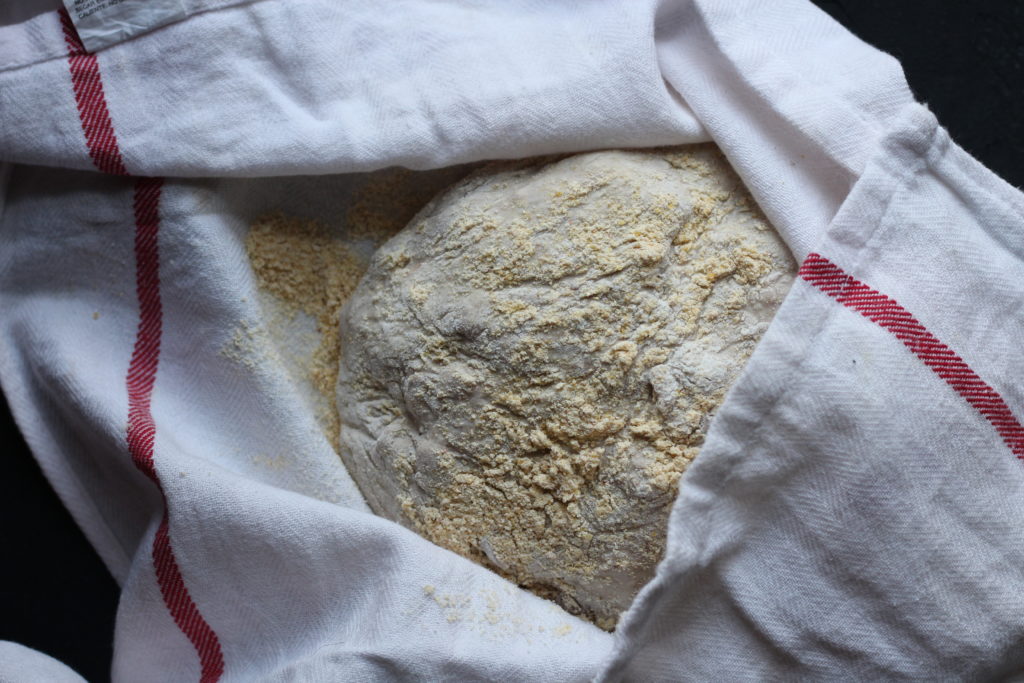 An easy, hands-off no-knead recipe for crusty cranberry walnut bread. A copycat of the Le Diplomate bread from Washington, D.C..