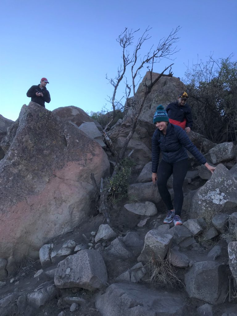 Cerro Manquehue Day Hike in Santiago, Trail Descend