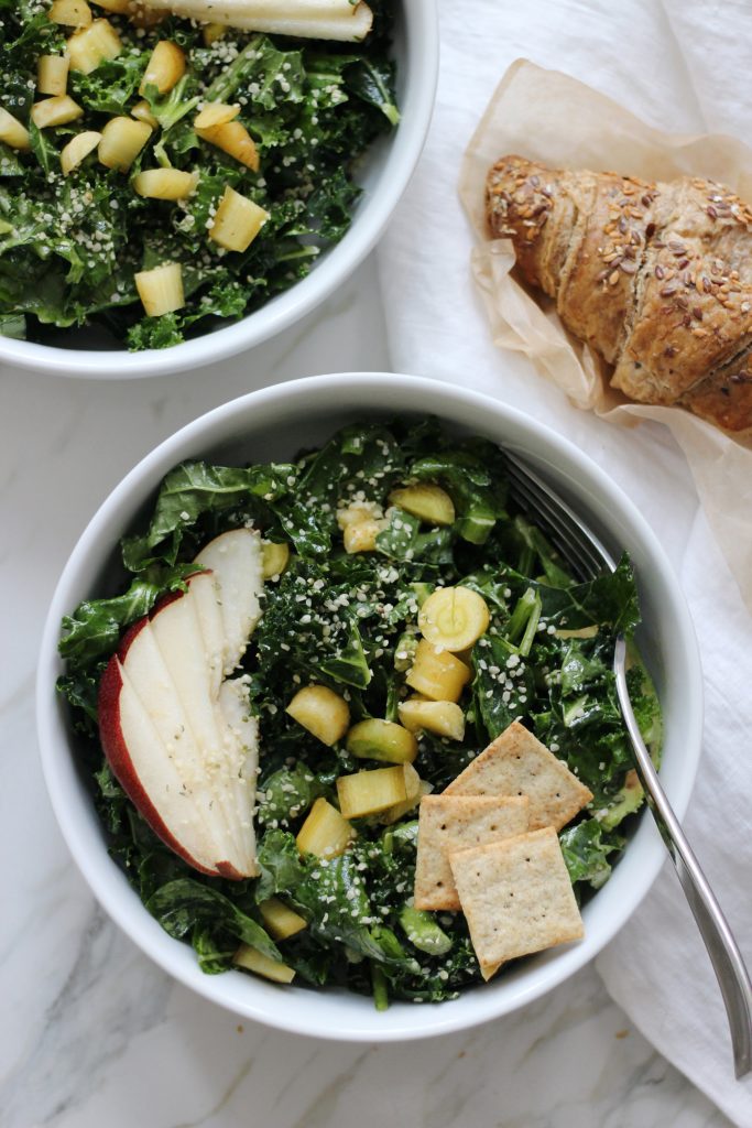 White Balsamic Kale Salad - French Pressed Kitchen